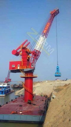 振東港口機(jī)械制造公司 襄陽固定式齒條變幅抓斗起重機(jī)價(jià)格